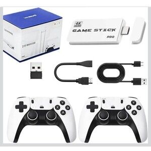 SJGAM M15 Plus Retro Video Game Console 4K HDMI Gaming Wireless 2 Controllers